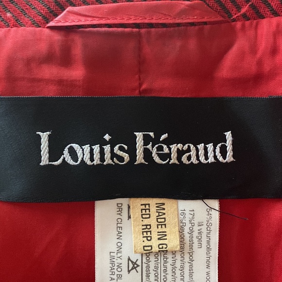 LOUIS FERAUD MADE IN GERMANY VINTAGE PIN STRIPE BLAZER 8 VINTAGE COUTURE - Picture 2 of 13